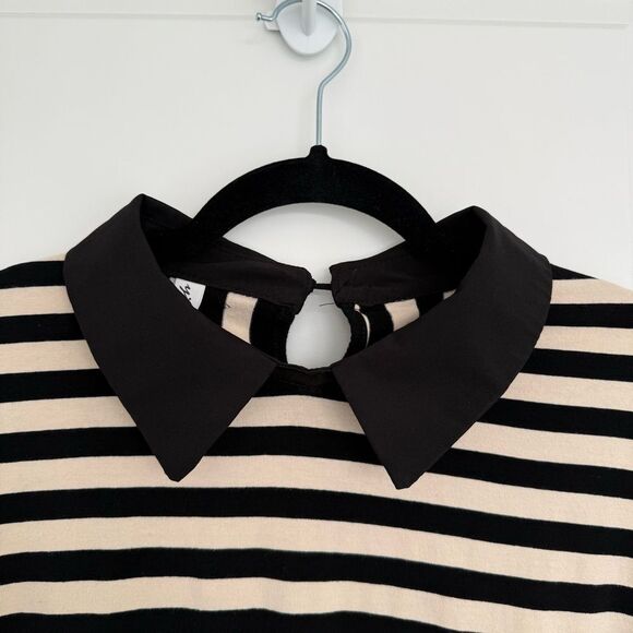 YIFUQUIN | Striped Collared Shirt - Picture 2 of 8